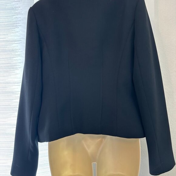 Halogen Black Open Front Blazer – Size 8 – Classic Workwear Jacket - Picture 3 of 4